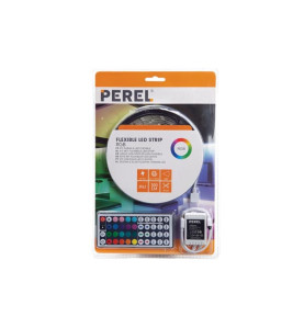 KIT RUBAN À LED FLEXIBLE AVEC CONTRÔLEUR ET ALIMENTATION - RVB - 150 L