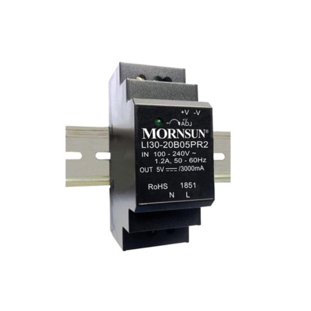 Alimentation industrielle sur rail DIN - sortie unique - 30 W - 12 V -