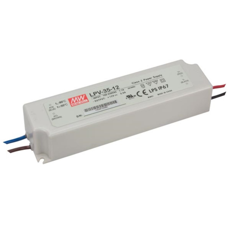 ALIMENTATION À DÉCOUPAGE - 1 SORTIE - 35 W - 12 V