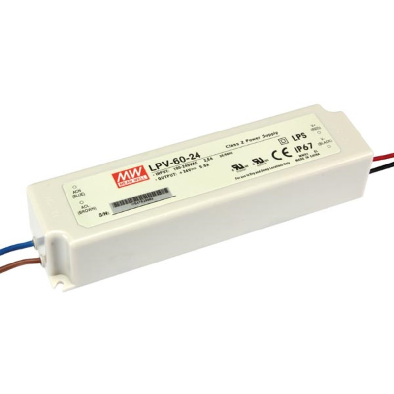 ALIMENTATION À DÉCOUPAGE - 1 SORTIE - 60 W - 24 V