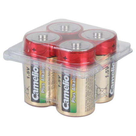 ALCALINE D / LR20 1.5V-21000mAh (4 pcs/boîte) - Velleman
