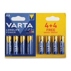 ALCALINE LR6/AA, 1.5 V PACK PROMO 4 + 4 pcs 4906.121.448 (blister) - V