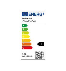 FLEXIBLE LED - BLANC FROID - 300 LEDs - 5 m - 24 V - Velleman