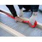 NITTO - RUBAN ADHESIF ISOLANT - ROUGE - 50 mm x 20 m