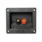 BORNIER POUR ENCEINTE - RECTANGULAIRE - DORE