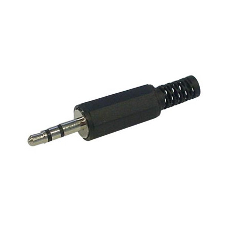 JACK MALE 3.5mm STEREO PLASTIQUE NOIR - Velleman