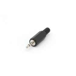 JACK MALE 3.5mm STEREO PLASTIQUE NOIR - Velleman