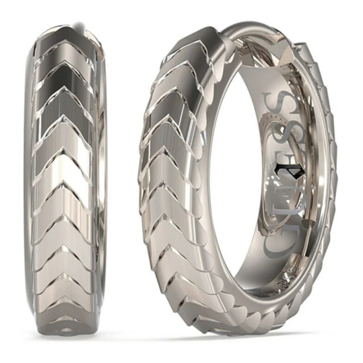 Guess Boucles Oreilles Hommes JUME05021JWSTBKTU