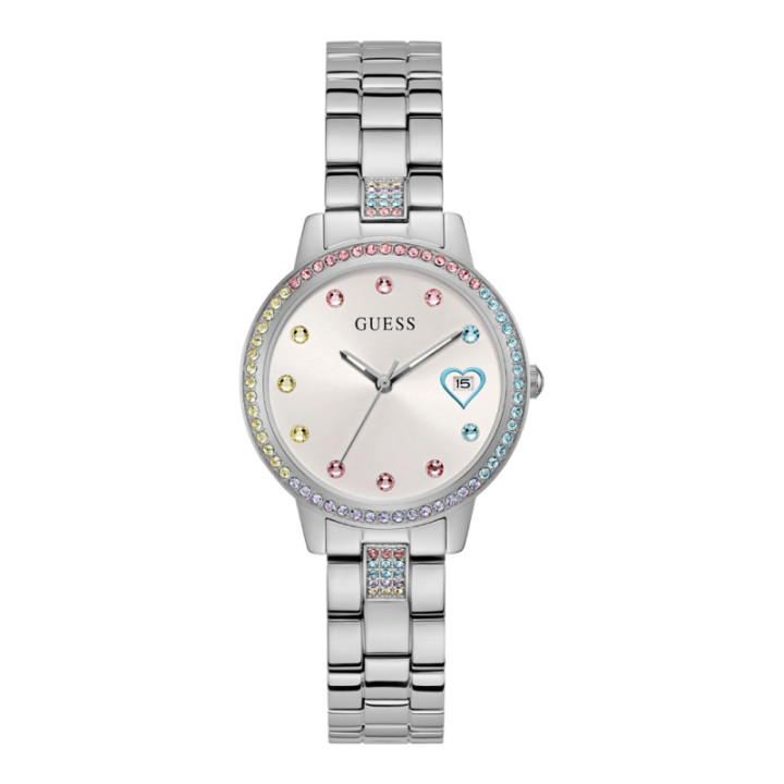 Guess Three of Hearts GW0657L1 Montre Femmes