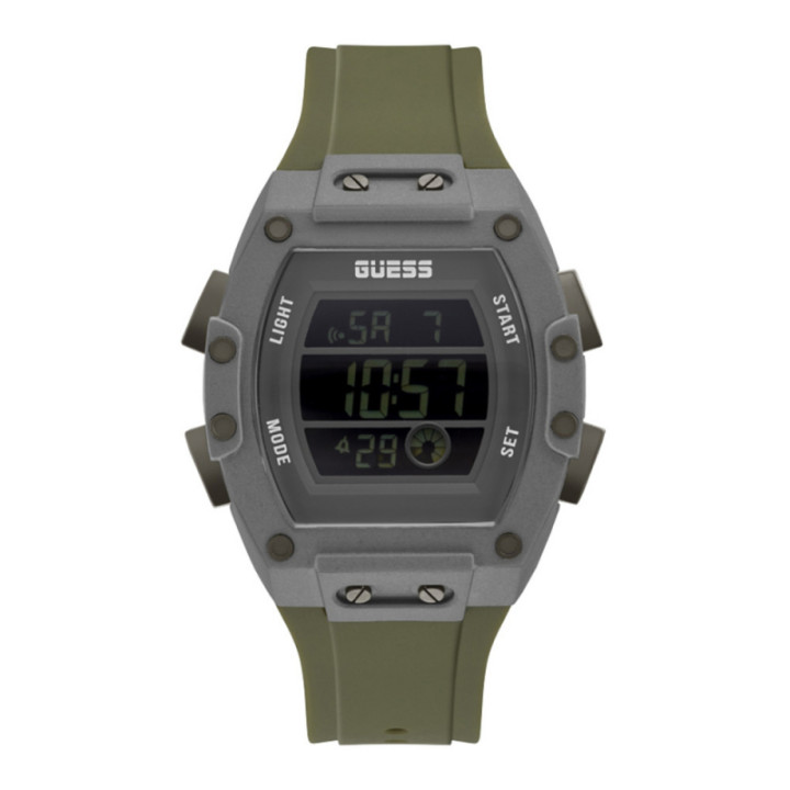 Guess Tonneau GW0340G3 Montre Hommes Chronographe