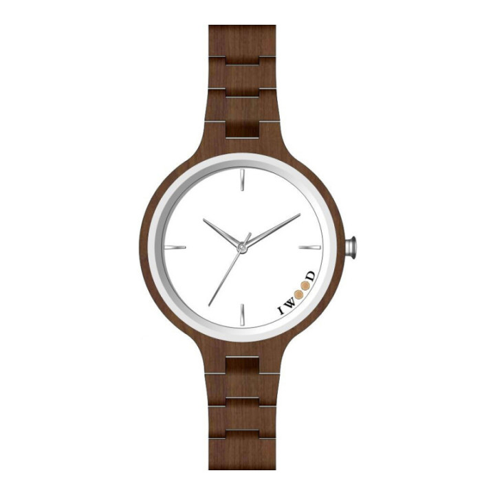 Iwood Montre Femmes Bois VÃ©ritable IW18442003