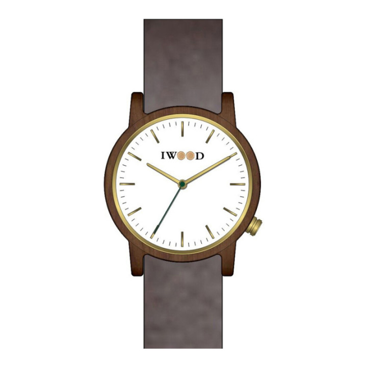 Iwood Montre Hommes Bois VÃ©ritable IW18444003