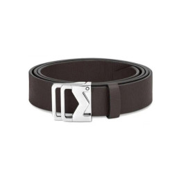 Montblanc Grainy Ebony Ceinture Reversible Hommes 198642
