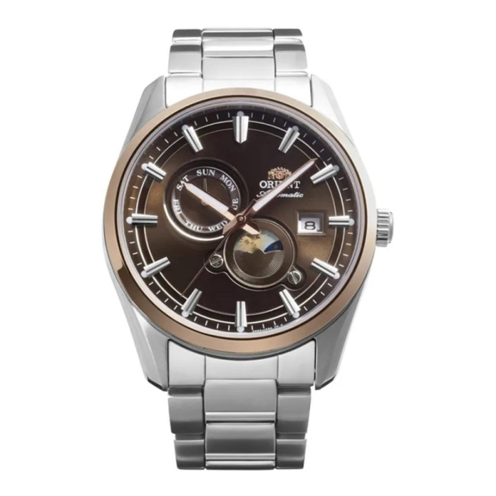 Orient Stretto Sun and Moon Automatic RA-AK0313Y30B Montre Hommes
