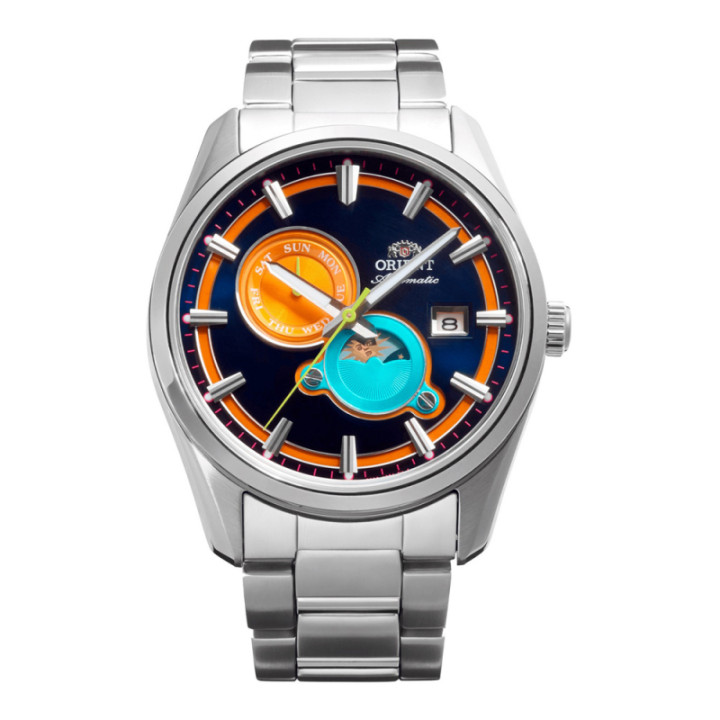 Orient Stretto Sun and Moon Automatic RA-AK0316L30B Montre Hommes
