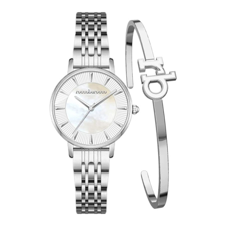 Roccobarocco RB.4659L-01M Montre Femmes et Bracelet Set