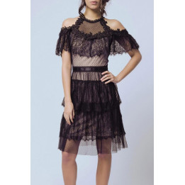 SOKY SOKA  DRESS BLACK 57002-2