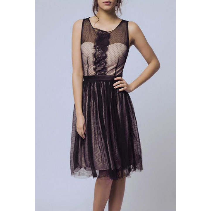 SOKY SOKA  DRESS BLACK 57001-1