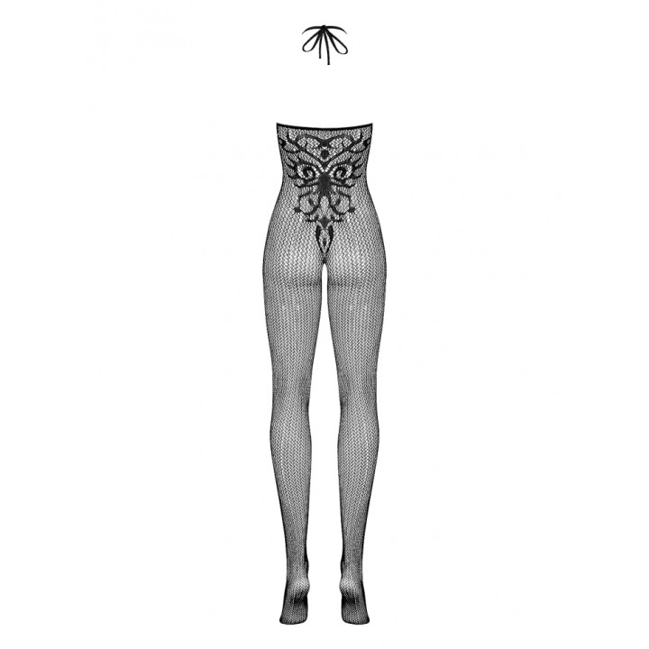 OBSESSIVE G308 BODYSTOCKING BLACK PATTERNED 50005-5