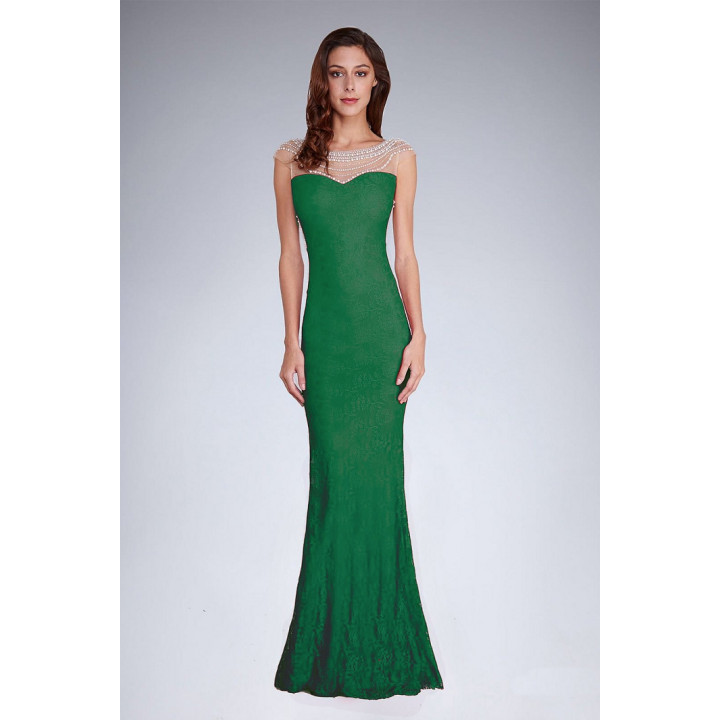 SOKY SOKA KLEID abgefülltes Grün 48004-4