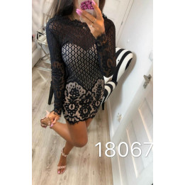 SOKY SOKA  KLEID SCHWARZ 53012-1