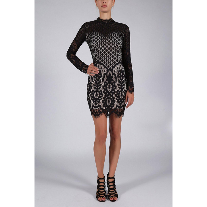 SOKY SOKA  DRESS BLACK 53012-1