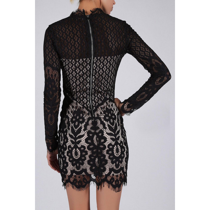 SOKY SOKA  DRESS BLACK 53012-1