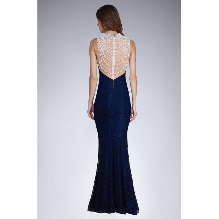 SOKY SOKA DRESS NAVY 53003-2