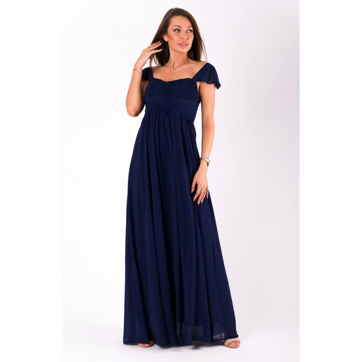 EVA&LOLA  DRESS NAVY BLUE 51006-2