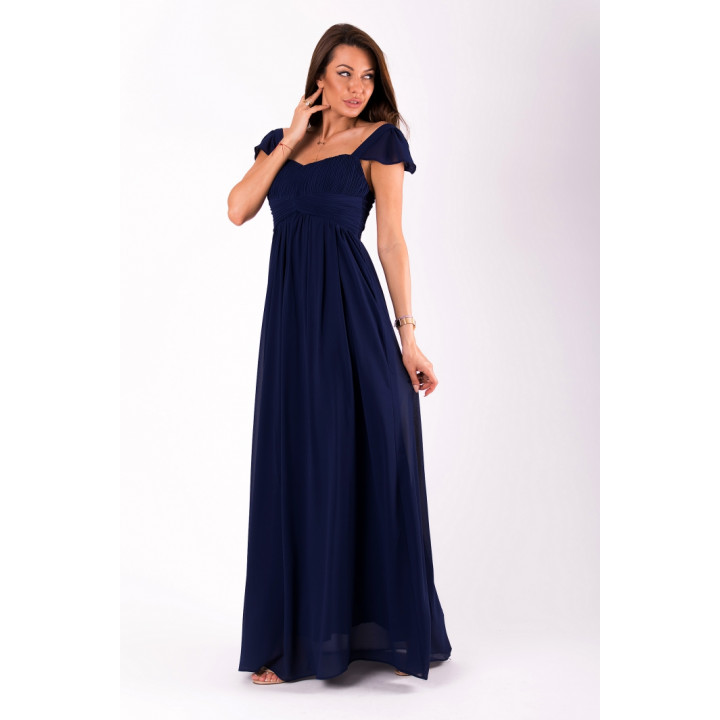 EVA&LOLA  DRESS NAVY BLUE 51006-2