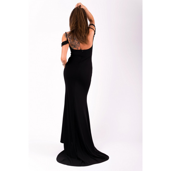 EVA & LOLA ПЛАТЬЕ BLACK 51005-3