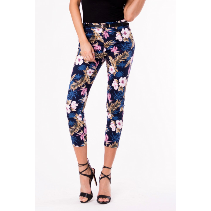 HOSEN + Gürtel - marineblau 48011-3