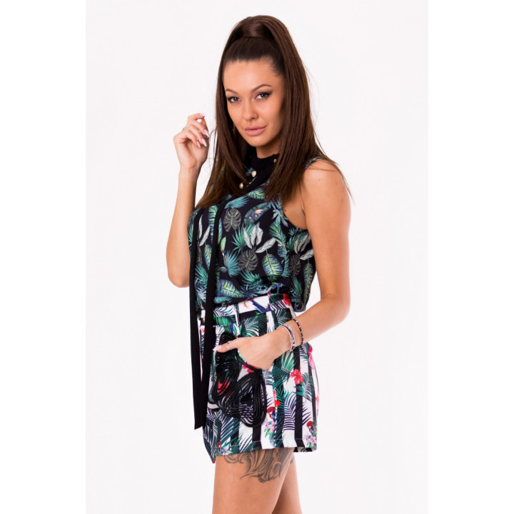 BLOUSE -BLACK 48008-1
