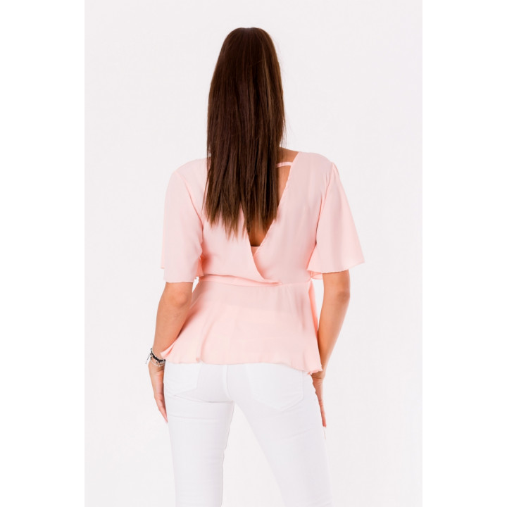 BLOUSE -POWDER PINK 48006-1