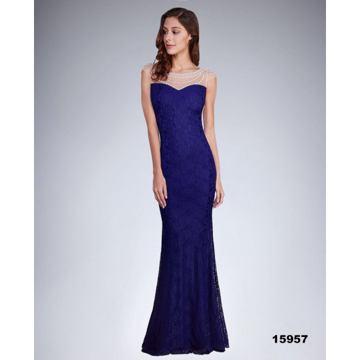 SOKY SOKA KLEID ROYAL BLUE 48004-3