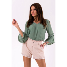 BLUSE -KHAKI 46030-1
