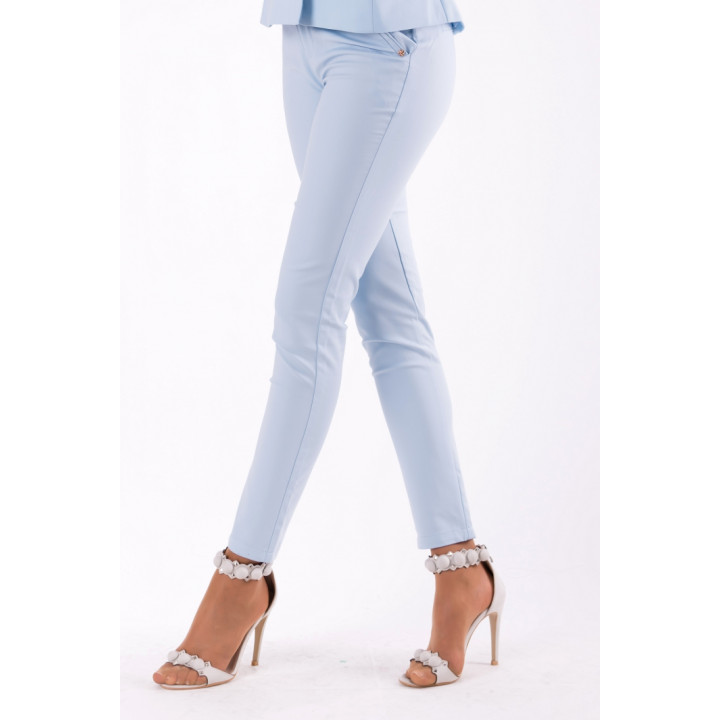 HOSEN + Gürtel - hellblau 46008-1