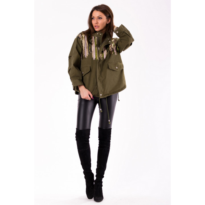 КУРТКА -KHAKI 46005-2