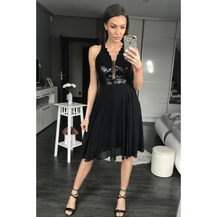 PINK BOOM  ПЛАТЬЕ BLACK 44016-2