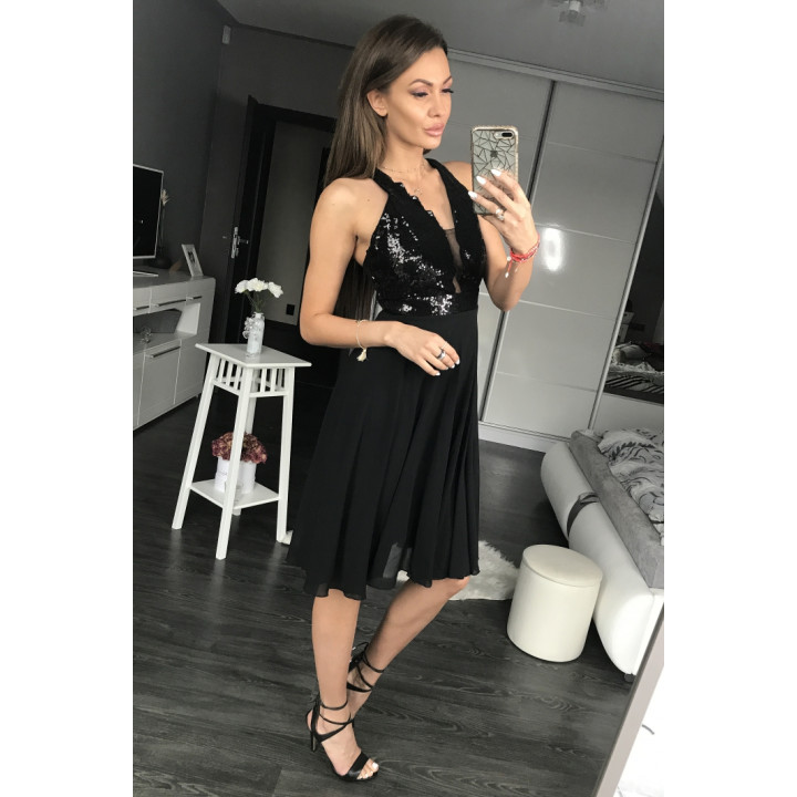 PINK BOOM  ПЛАТЬЕ BLACK 44016-2