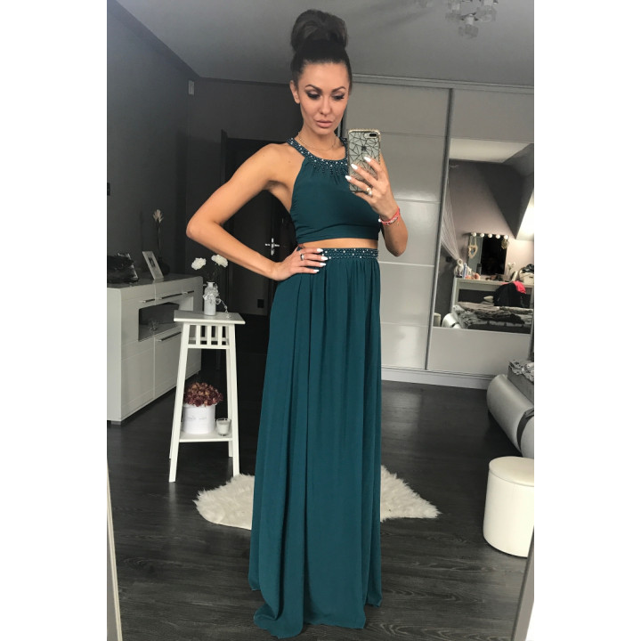 PINK BOOM  KLEID - grün 44015-1