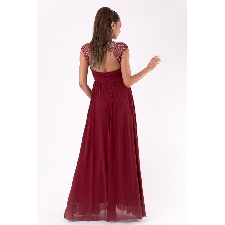 PINK BOOM  DRESS EGGPLANT 48032-3