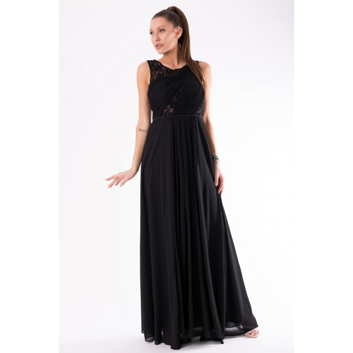 EVA & LOLA ПЛАТЬЕ BLACK 44006-1