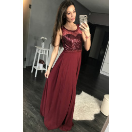 EVA & LOLA KLEID EGGPLANT 44005-1