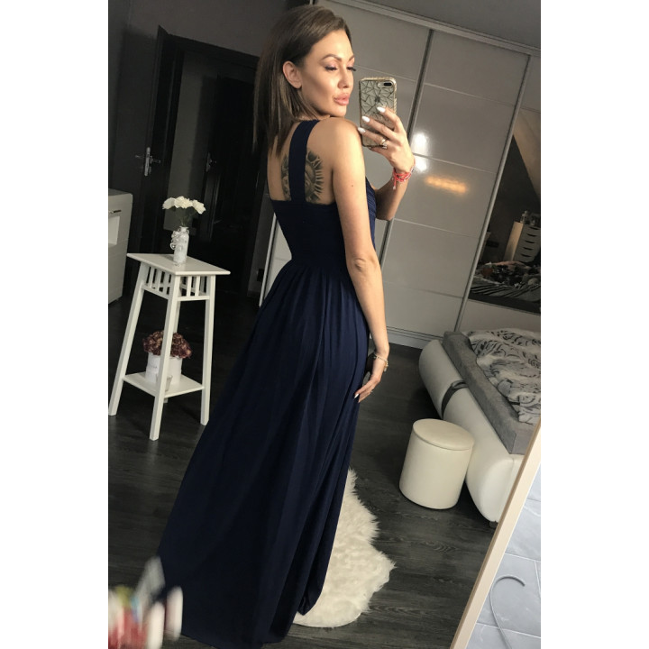 EVA & LOLA DRESS NAVY 44003-2