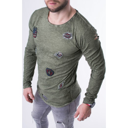 БЛУЗКА - KHAKI 27012-2