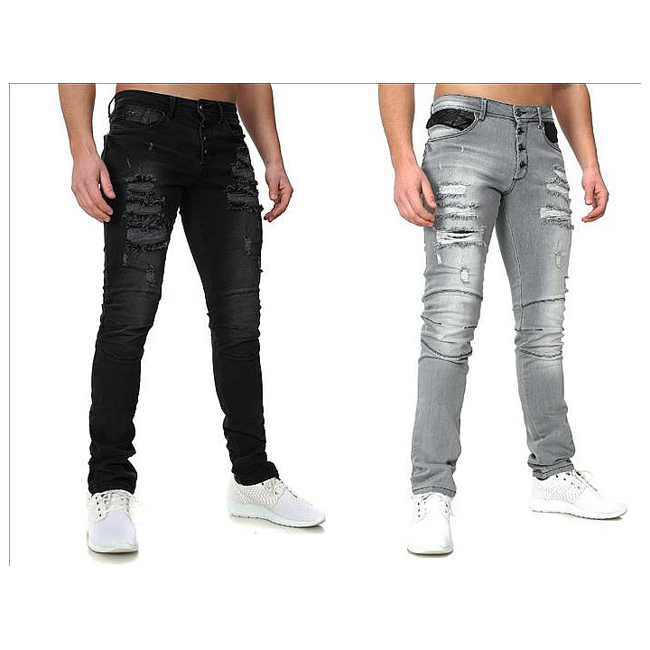 CRSM ZERSTÖRT JEANS FÜR MÄNNER - 16001-2