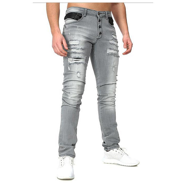 CRSM УНИЧТОЖЕННЫЕ JEANS ДЛЯ МУЖЧИН - 16001-1
