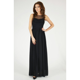 EVA & LOLA DRESS - BLACK 9709-1