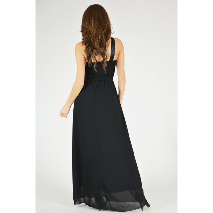 EVA & LOLA DRESS - BLACK 9709-1